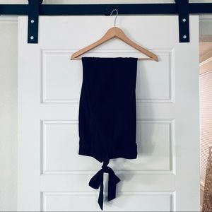 EXPRESS | High Waisted Paperbag Ankle Pant